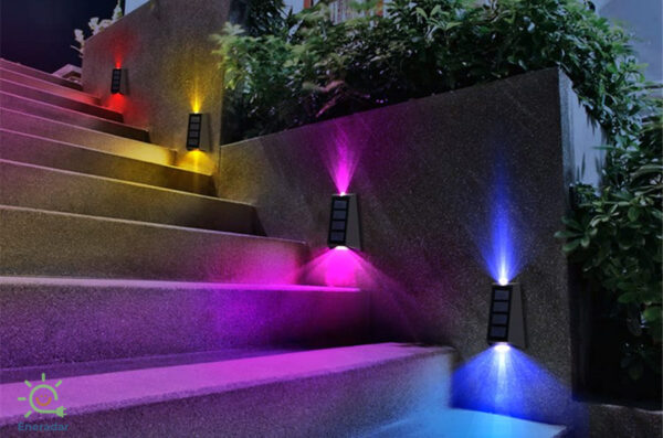 Outdoor stair lighting