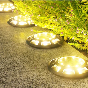 Flat Solar Lights | Solar Disc Lights