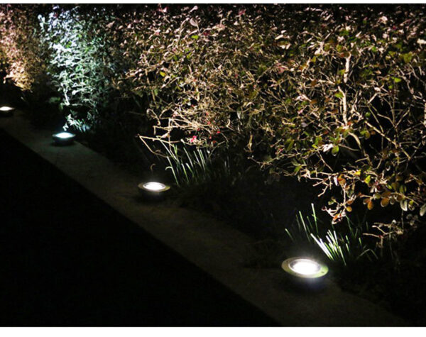 Flat Solar Disc Lights