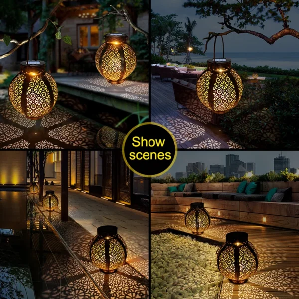 Solar Light Metal Carving Hollow