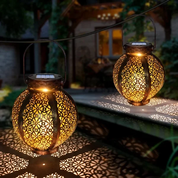 Solar Light Metal Carving Hollow