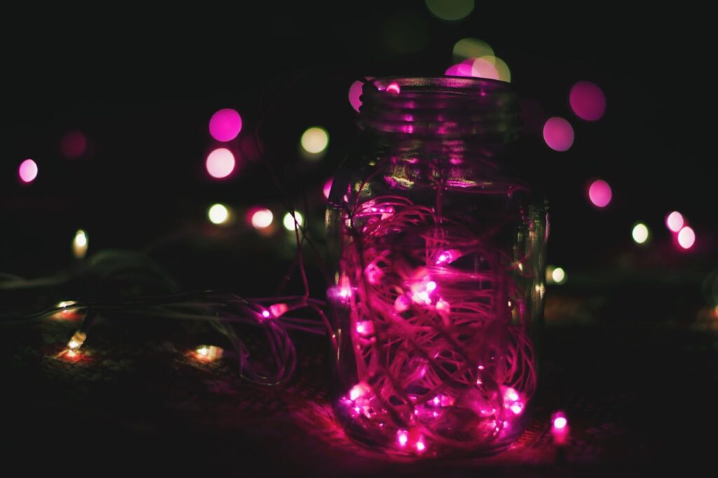 solar mason jar lights