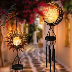 Solar Light Wind Chimes | Hanging Chandelier | Table Lights