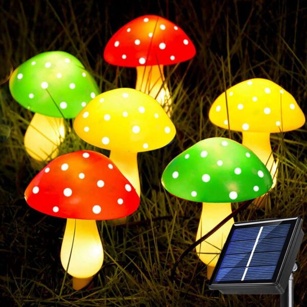 Solar Mushroom Lights