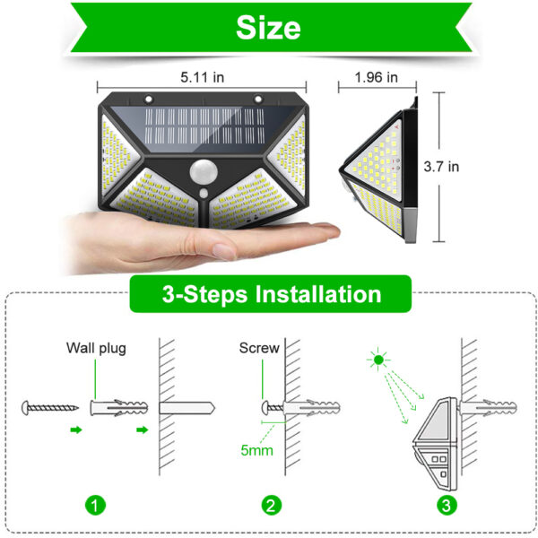 Solar Motion sensor Light