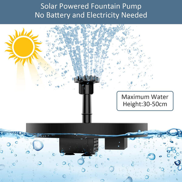 Solar Bird Bath Fountain