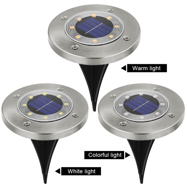 Flat Solar Puck Light