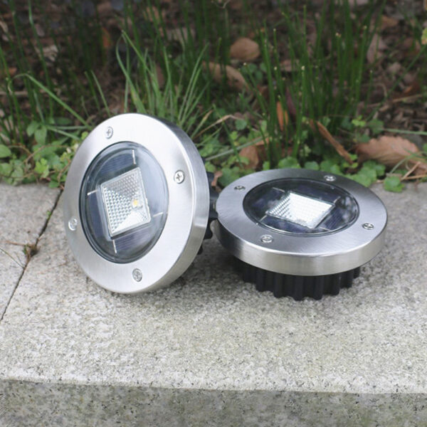 Flat Solar Disc Lights