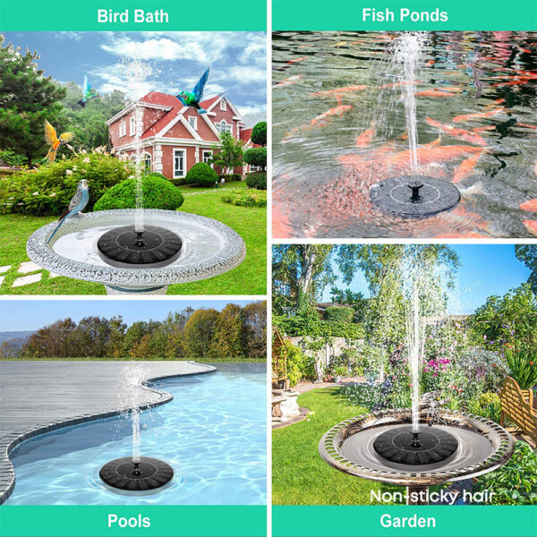 Solar Bird Bath Fountain