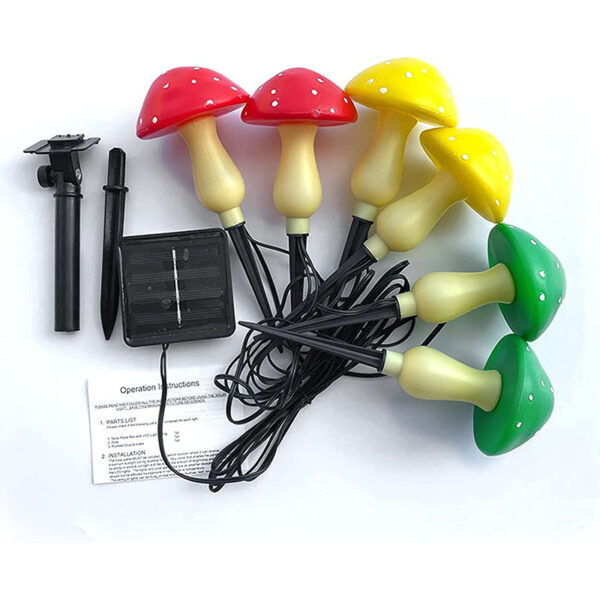 Solar Mushroom Lights