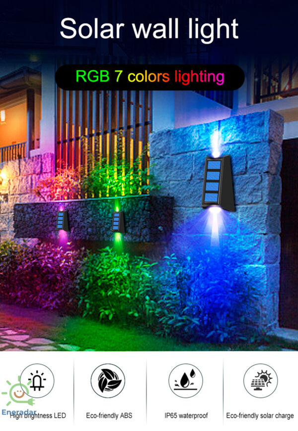 Modern Outdoor Solar Wall Lights