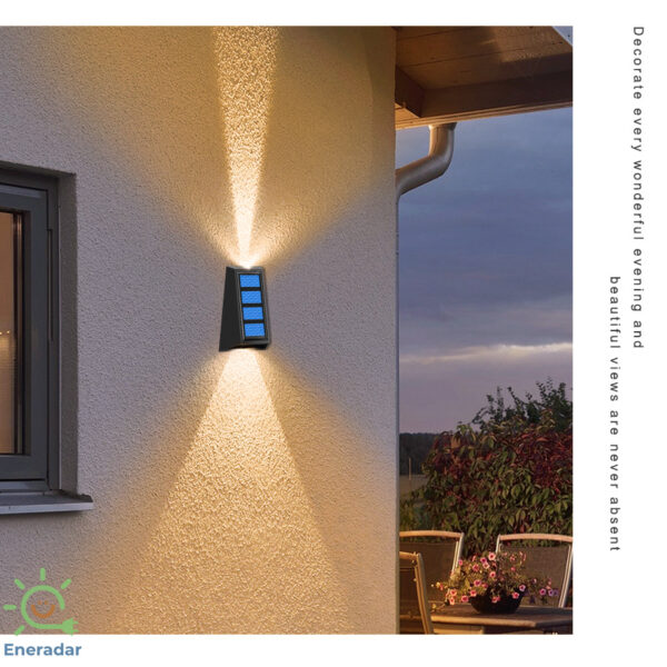 Modern Outdoor Solar Wall Lights