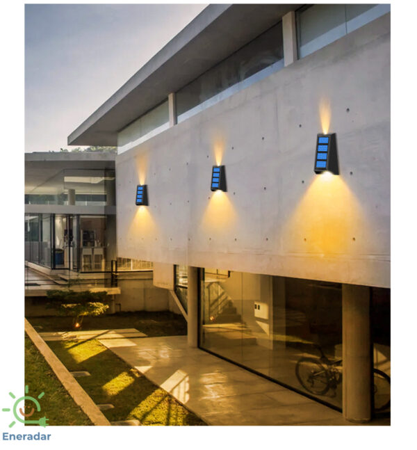 Modern Outdoor Solar Wall Lights