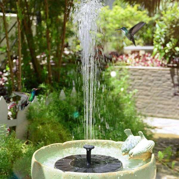 Solar Bird Bath Fountain