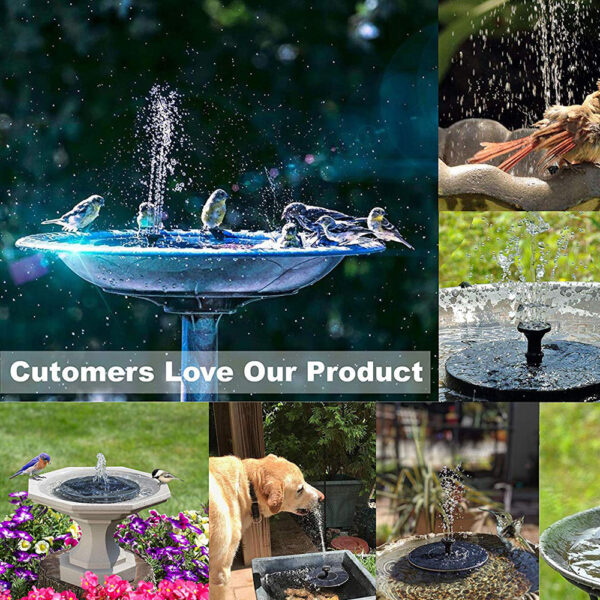 Solar Bird Bath Fountain