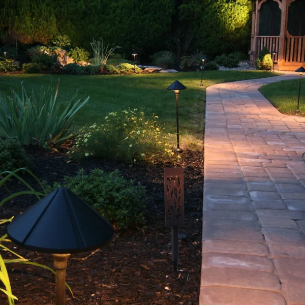 2 pcs Solar LED Ground Lamp - Easy Install, Durable, Warm Light - Image 3