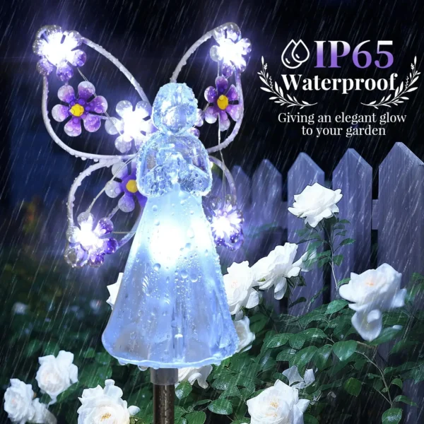 Angel Solar Landscape Lights - Waterproof Garden Decor - Image 2