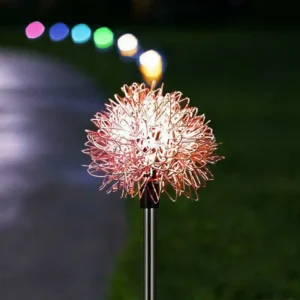 Color Changing Solar Dandelion LED Garden Stake Lights
