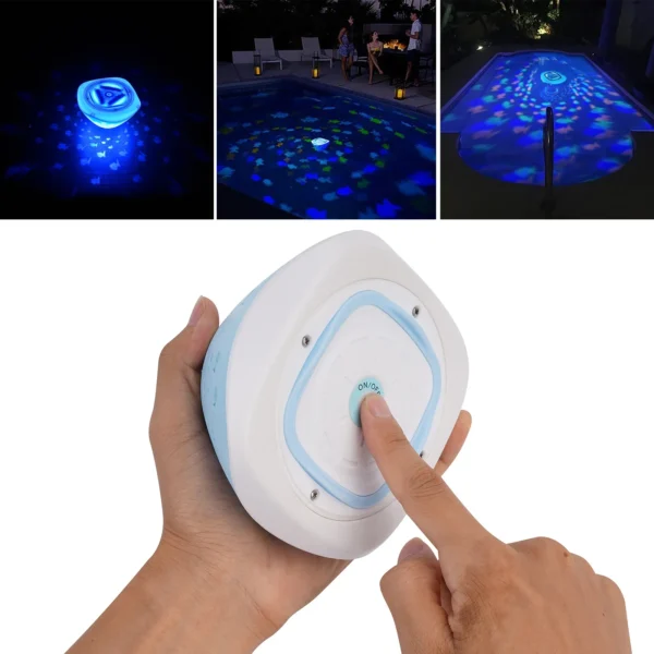 Floating Pool Lights - 4 Colors 5 Modes Waterproof Underwater Lights