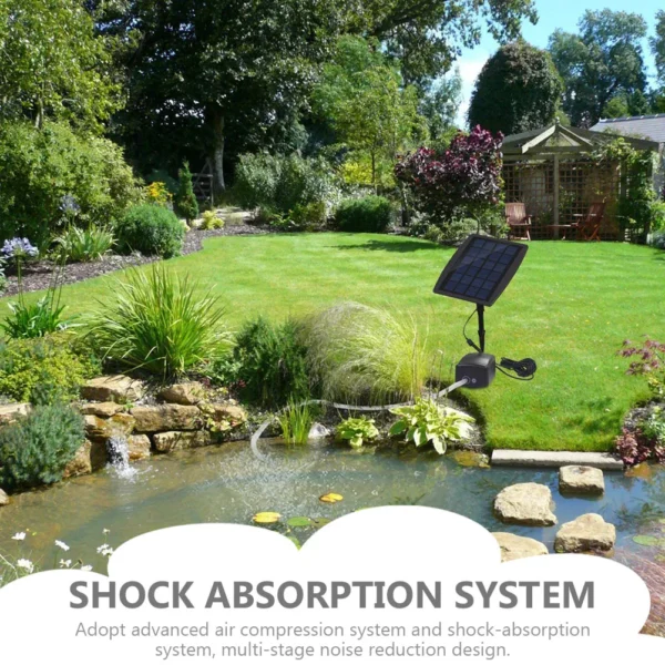 Portable Solar Oxygen Pump for Aquarium and Pond Aeration - Image 6