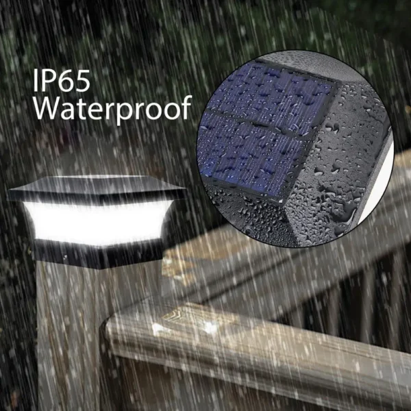Solar Mailbox Light - Elegant Solar Fixture with Automatic Control - Image 4