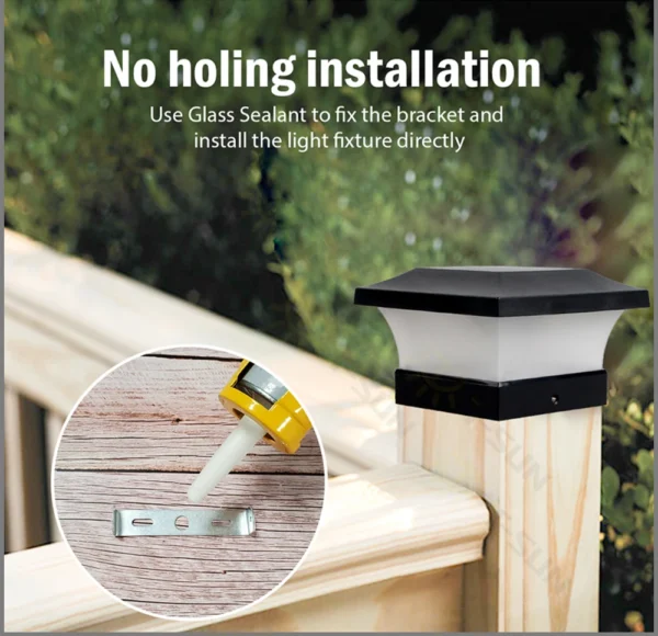 Solar Mailbox Light - Elegant Solar Fixture with Automatic Control - Image 6