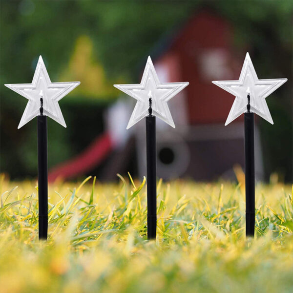 Solar Stake Light - Star Christmas Tree Snowflake for Garden Decor - Image 8