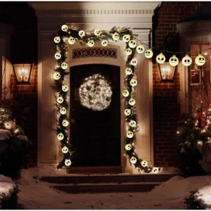 Solar String Lights - Nightmare Before Christmas Halloween Decor