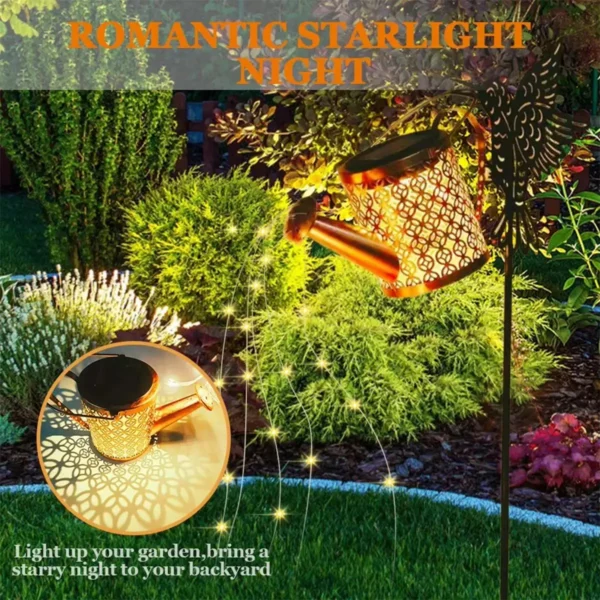 Solar Watering Can Light - Waterproof Outdoor Hanging Decoration - Image 4
