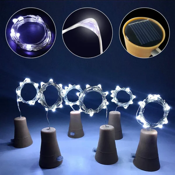 Solar Wine Bottle Lights for Outdoor DIY Night Lighting - Image 11