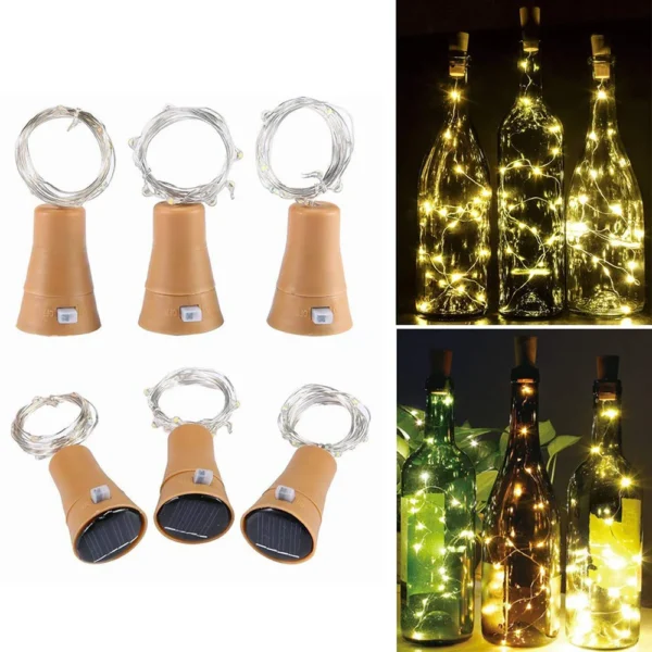 Solar Wine Bottle Lights for Outdoor DIY Night Lighting - Image 12