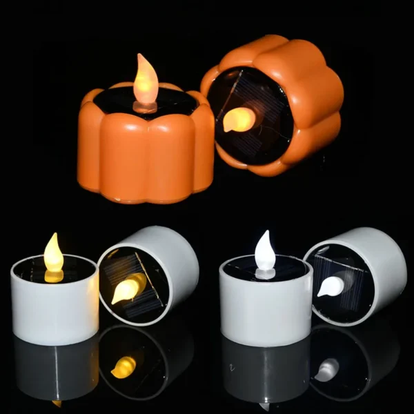 Solar Candle Light – Flickering LED Tea Lights for Home & Garden