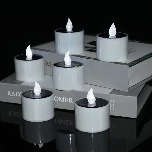 Solar Candle Light – Flickering LED Tea Lights for Home & Garden - Image 10