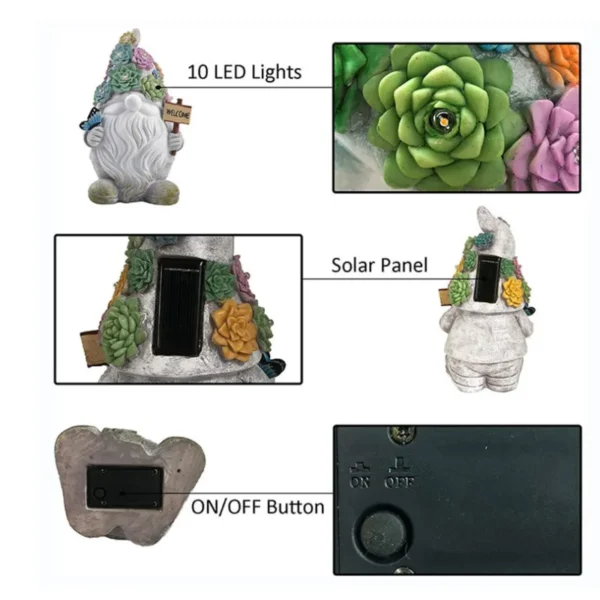 Solar Gnome Light – Eco-Friendly LED Garden Decor - Image 5