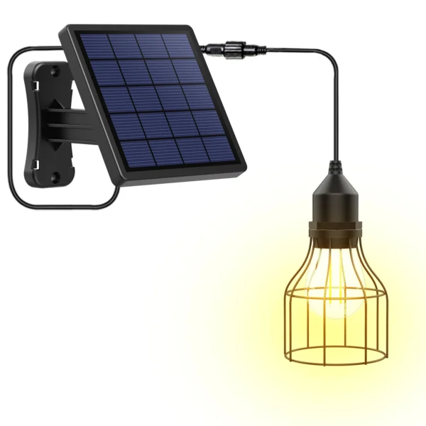 INTELAMP Waterproof Outdoor Solar Pendant Light