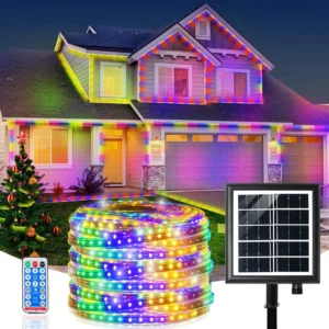 IP68 Solar Waterproof LED Strip Lights - Remote Control