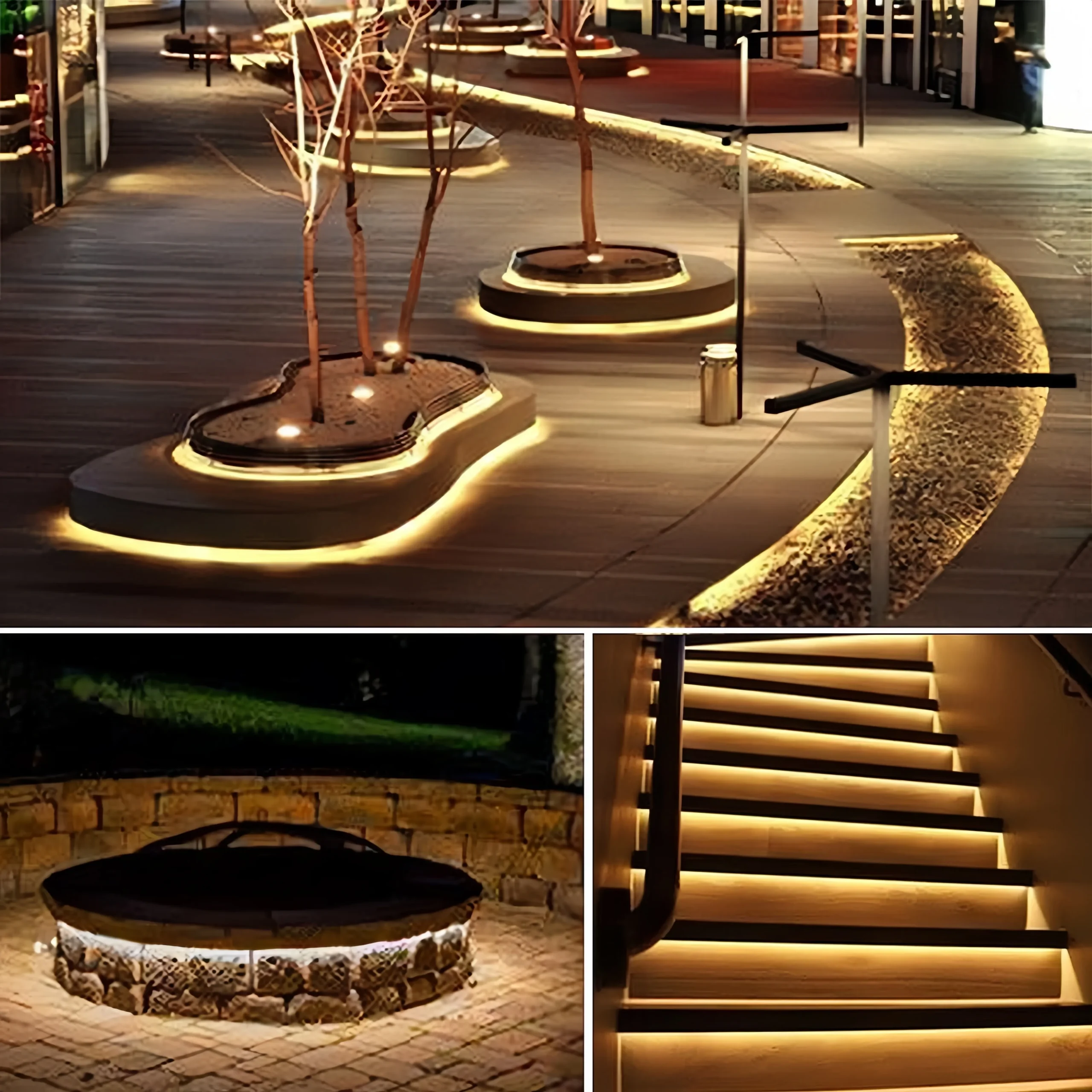 Outdoor Solar Strip Light - 150 LEDs, 8 Modes, 16.4ft, Waterproof - Image 2