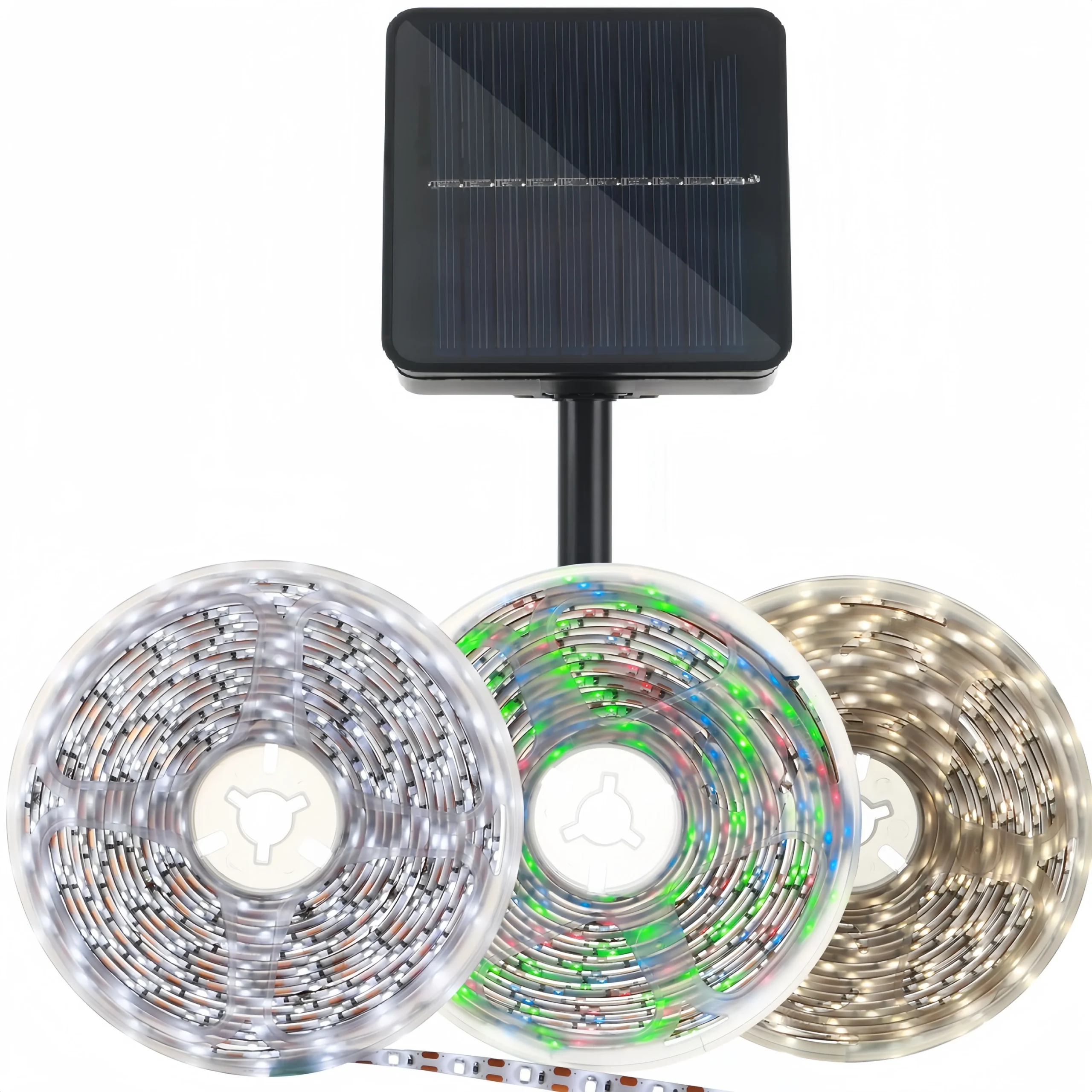 Outdoor Solar Strip Light - 150 LEDs, 8 Modes, 16.4ft, Waterproof - Image 4