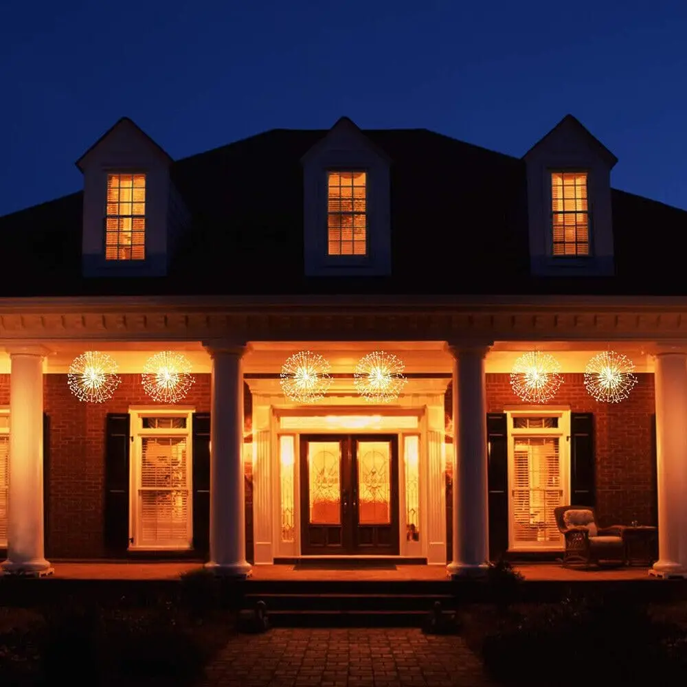 Solar Fireworks Lights - 480LED Waterproof Copper Wire String Light - Image 6