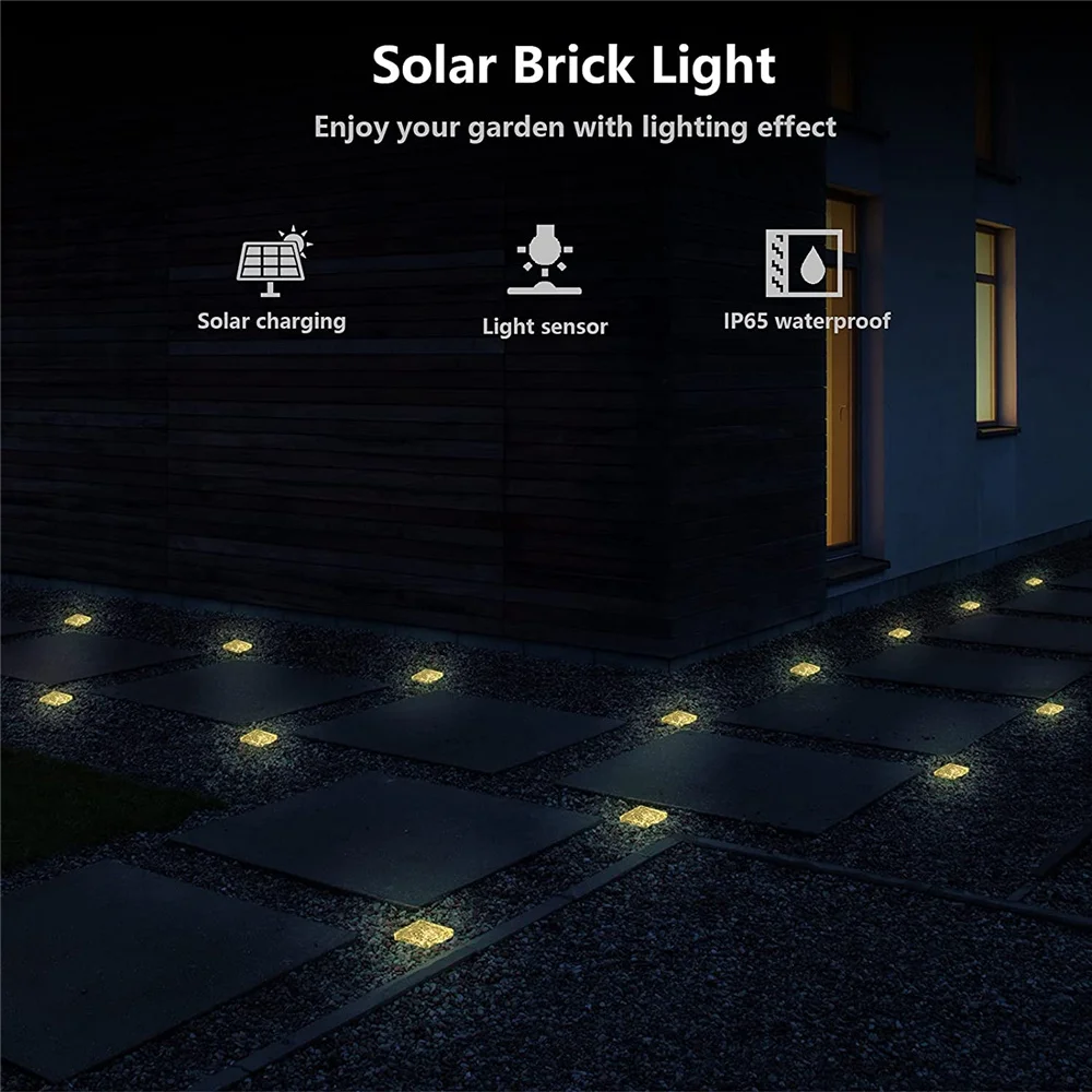 Solar Ice Cube Light - Waterproof Garden Pathway Lamp - Image 3