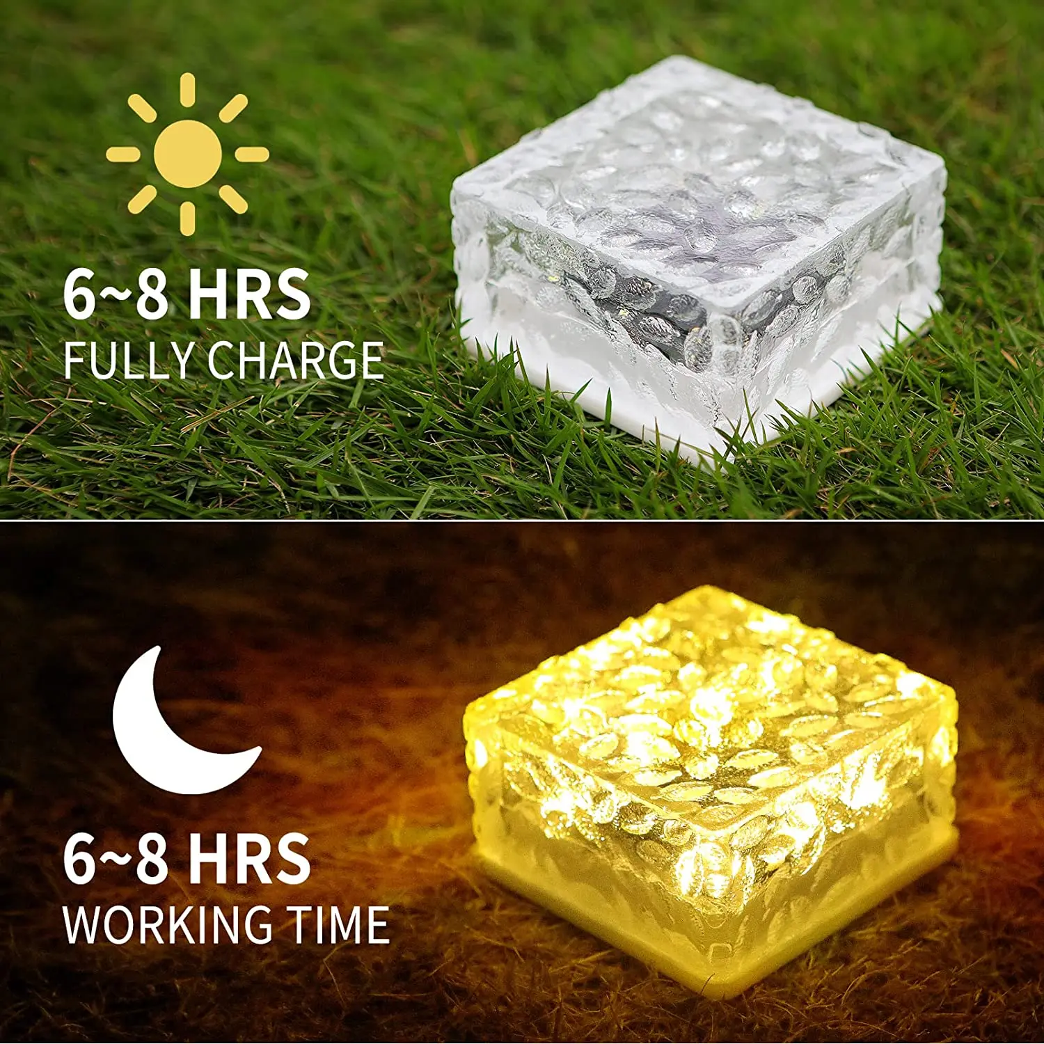 Solar Ice Cube Light - Waterproof Garden Pathway Lamp - Image 6