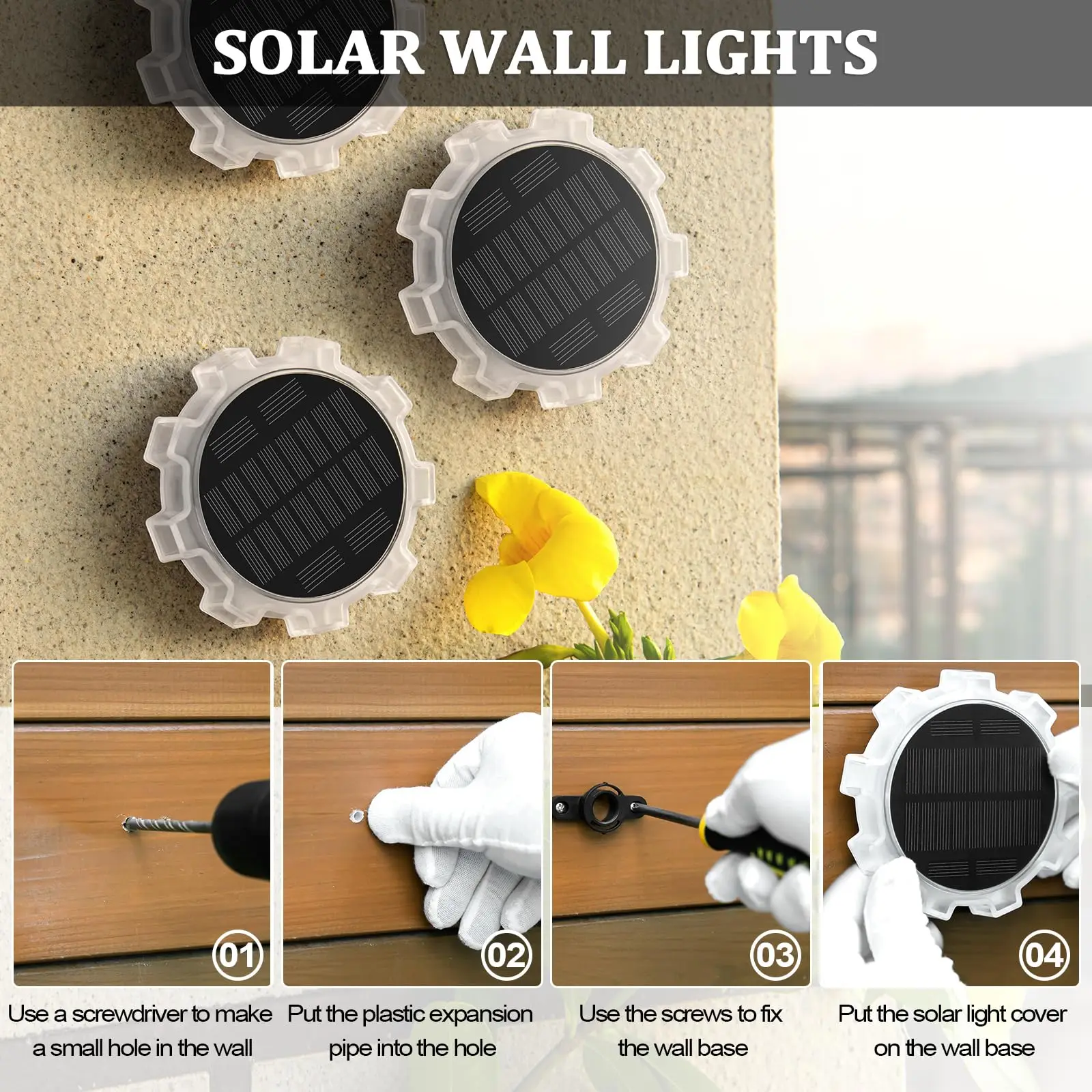 Waterproof Solar RGB Ground Lights for Yard and Garden - Image 4