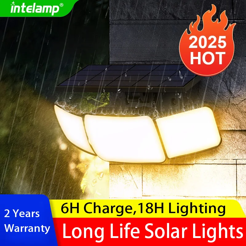 1200LM Outdoor Solar LED Motion Sensor Lamp - Waterproof & Powerful