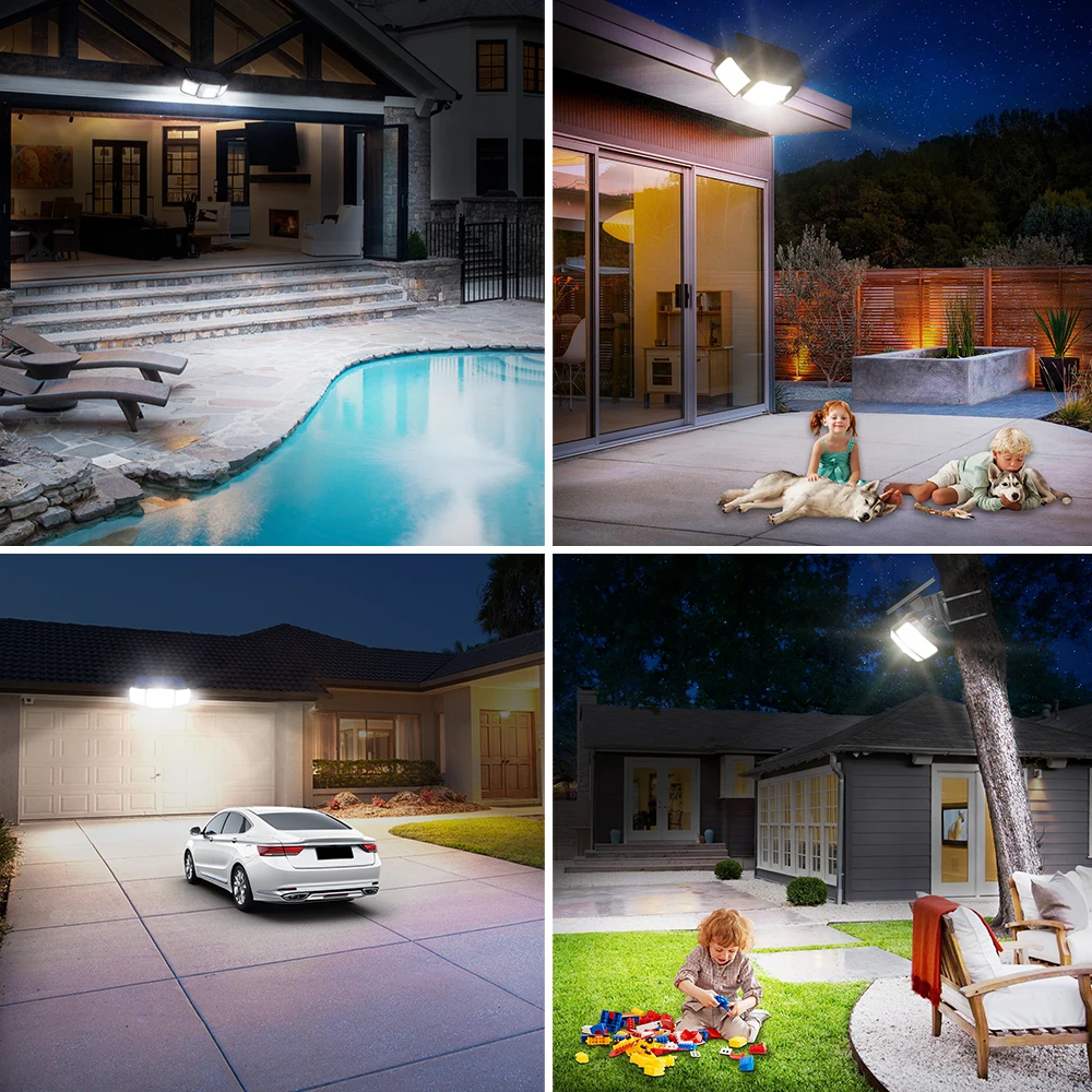 1200LM Outdoor Solar LED Motion Sensor Lamp - Waterproof & Powerful - Image 2