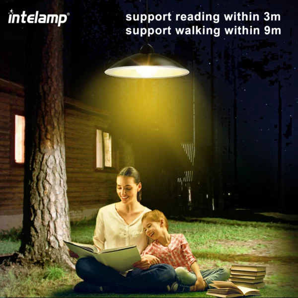 Garden Patio Solar Pendant Lights - Remote Control & Waterproof - Image 2