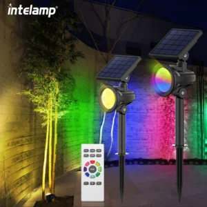 8 Color Solar Spotlights - Outdoor Waterproof Landscape Lights